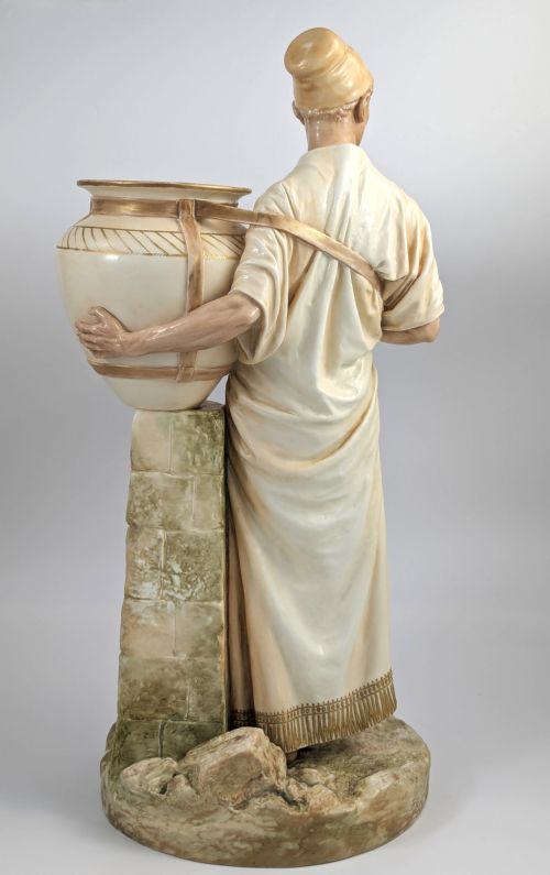 fig 2. James Hadley, Royal Worcester – Rare Water Carrier Figurine, 1887