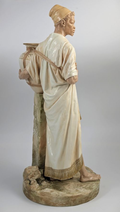 fig 3. James Hadley, Royal Worcester – Rare Water Carrier Figurine, 1887