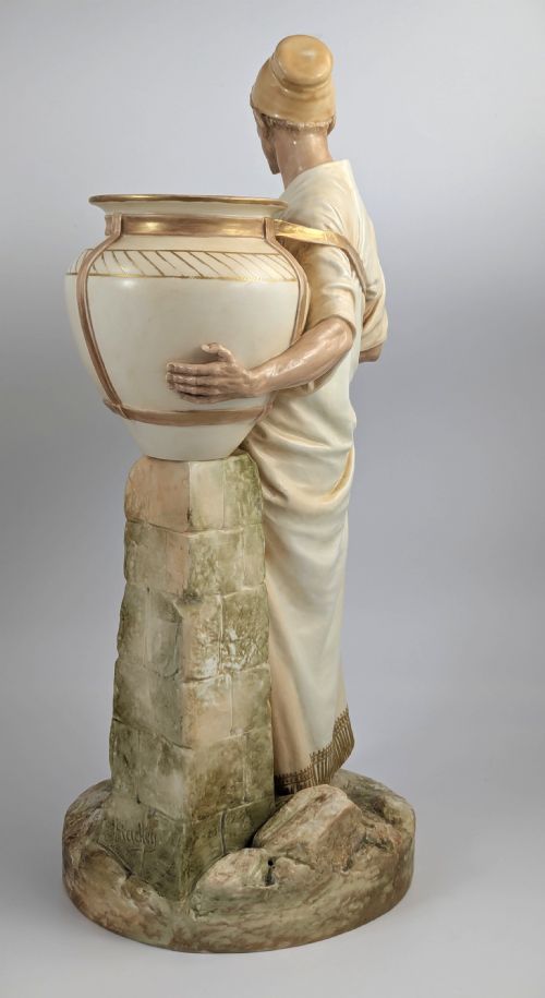 fig 4. James Hadley, Royal Worcester – Rare Water Carrier Figurine, 1887