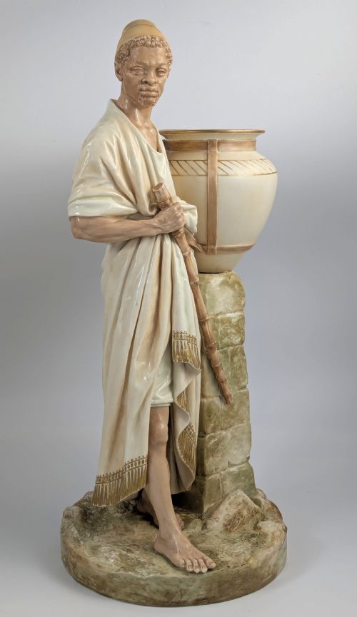 fig 5. James Hadley, Royal Worcester – Rare Water Carrier Figurine, 1887