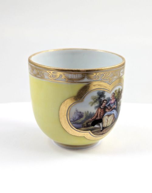 RARE MEISSEN DEMITASSE CUP AND SAUCER C1815 - ADDITIONAL PHOTO 7
