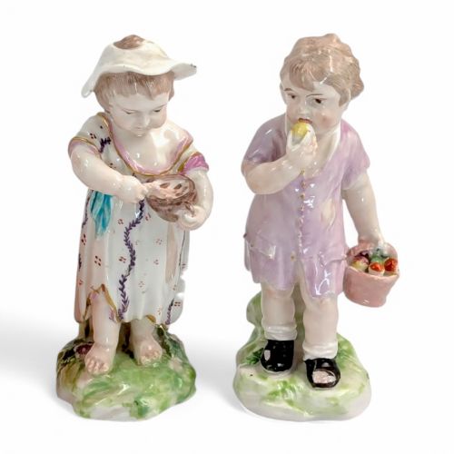 fig 7. Derby soft-paste porcelain rare figurines