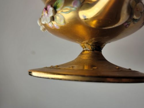 ANTIQUE BOHEMIAN TEA SET BY MOSER HANDGILDED AND ENAMELLED CIRCA 1890 - ADDITIONAL PHOTO 16