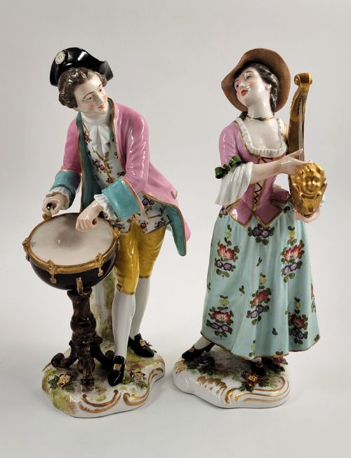 Pair of French Porcelain Figures by Bloch & Sie, Paris, C. 1887–1900