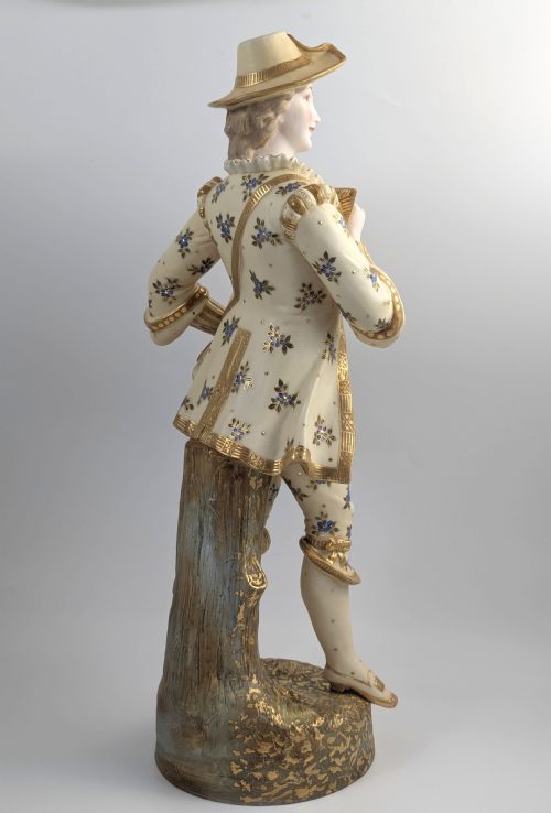 fig 1. Large Dresden Style Porcelain Figure, c.1900, Thuringia/Capodimonte Influence, 51cm