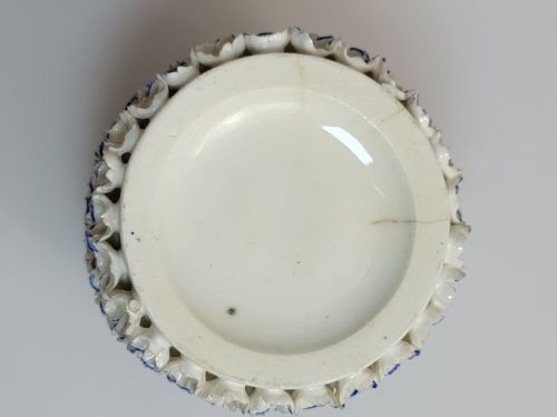 ROYAL WORCESTER PORCELAIN PERFUME BOTTLE WITH FORGETMENOT ENCRUSTATION C 1870 - ADDITIONAL PHOTO 8