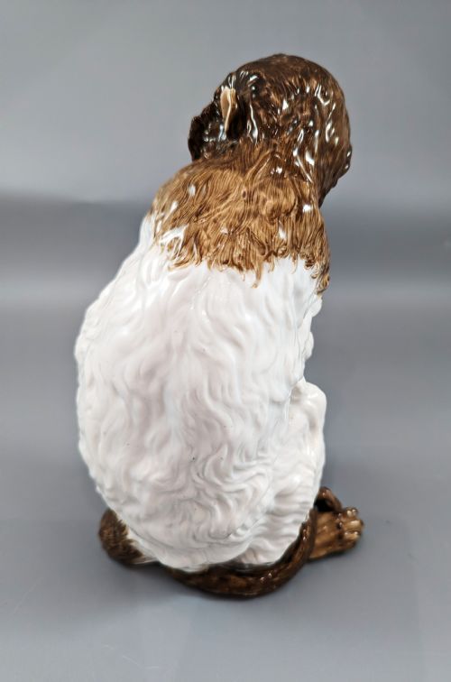 fig 2. A Museum-Quality & Provocative Meissen Porcelain Monkey,