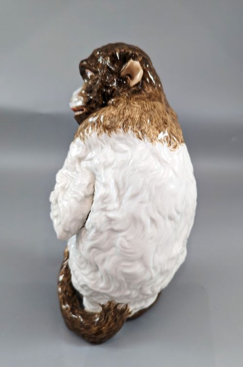 fig 3. A Museum-Quality & Provocative Meissen Porcelain Monkey,