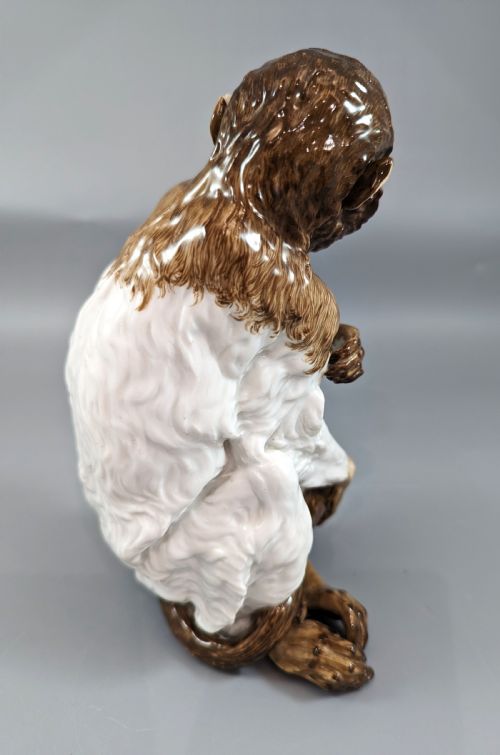 fig 4. A Museum-Quality & Provocative Meissen Porcelain Monkey,