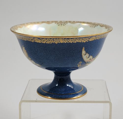 DAISY MAKEIGJONES WEDGWOOD LUSTRE ANTIQUE BOWL BUTTERFLIES C1915 - ADDITIONAL PHOTO 1
