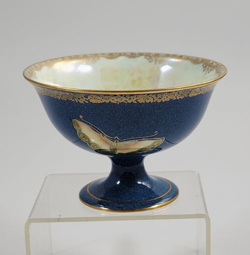 DAISY MAKEIGJONES WEDGWOOD LUSTRE ANTIQUE BOWL BUTTERFLIES C1915 - ADDITIONAL PHOTO 4