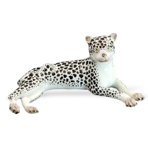 Samson, Paris — Porcelain Figure of a Leopard, Mid-19th Century