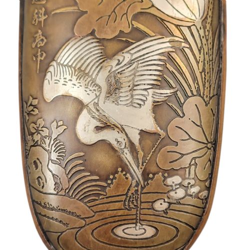 MEIJI MIXEDMETAL TOBACCO CASE TONKOTSU SIGNED RENSAI KOCHU C 18801910 - ADDITIONAL PHOTO 11
