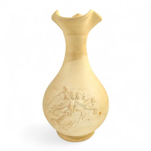 P IPSENS ENKE COPENHAGEN ANGEL OF THE NIGHT BISQUE VASE AFTER THORVALDSEN C 18801900 - ADDITIONAL PHOTO 3