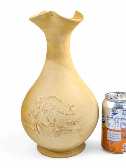 P IPSENS ENKE COPENHAGEN ANGEL OF THE NIGHT BISQUE VASE AFTER THORVALDSEN C 18801900 - ADDITIONAL PHOTO 11