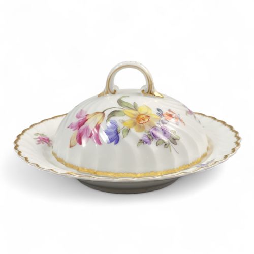 fig 2. Nymphenburg Porcelain Butter Dish with Cover, “Louis XVIII”, c.1895