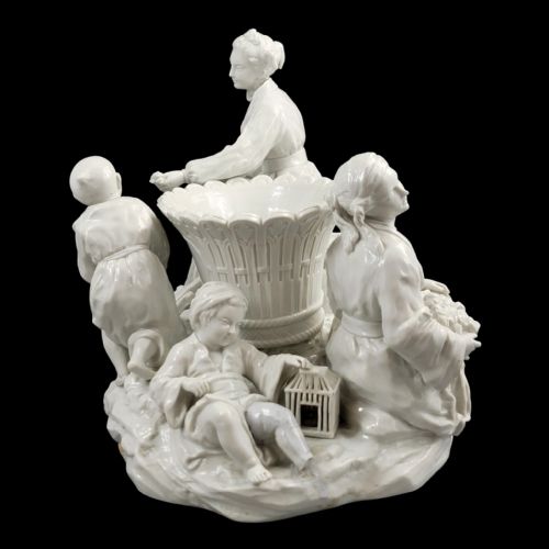 LARGE FRENCH SOFTPASTE CHINOISERIE FIGURE GROUP C17501760 - ADDITIONAL PHOTO 1