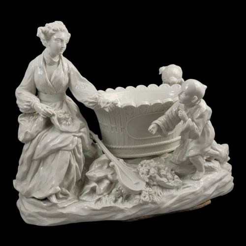 LARGE FRENCH SOFTPASTE CHINOISERIE FIGURE GROUP C17501760 - ADDITIONAL PHOTO 6