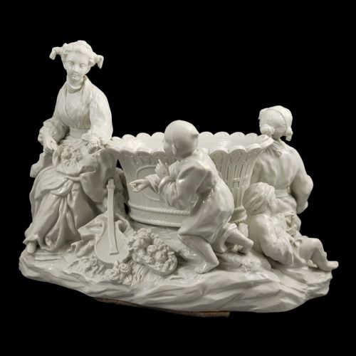 LARGE FRENCH SOFTPASTE CHINOISERIE FIGURE GROUP C17501760 - ADDITIONAL PHOTO 7