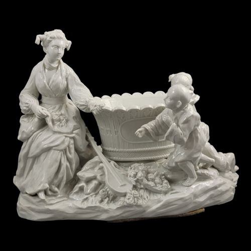LARGE FRENCH SOFTPASTE CHINOISERIE FIGURE GROUP C17501760 - ADDITIONAL PHOTO 10
