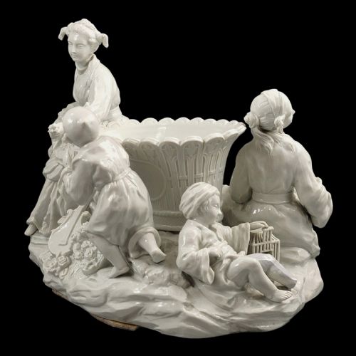 LARGE FRENCH SOFTPASTE CHINOISERIE FIGURE GROUP C17501760 - ADDITIONAL PHOTO 20