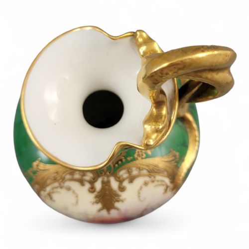 fig 3. Pair of Royal Worcester “Fallen Fruits” Ewers by R. Seabright, 1908