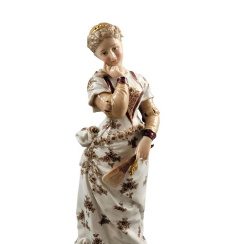 VOLKSTEDT RICHARD ECKERT LARGE PORCELAIN MUSICIAN FIGURES C 1894 - ADDITIONAL PHOTO 8