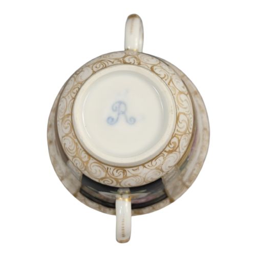 fig 2. Helena Wolfsohn Dresden Chocolate Cup Trembleuse Augustus Rex c. 1870