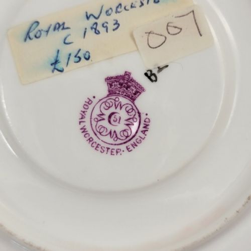 ROYAL WORCESTER BLUSH IVORY TEAPOT WITH CUP AND SAUCER 18931894 - ADDITIONAL PHOTO 7