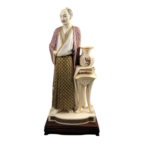 fig 2. Royal Worcester Pair of Japanese Figures by Hadley c.1870