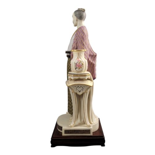 fig 3. Royal Worcester Pair of Japanese Figures by Hadley c.1870
