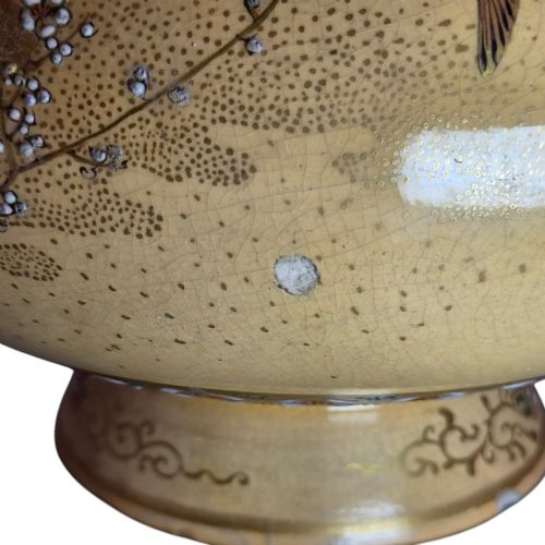 EXCEPTIONAL MEIJI PERIOD KYOTO SATSUMA VASE BY THE KINKZAN WORKSHOP - ADDITIONAL PHOTO 5