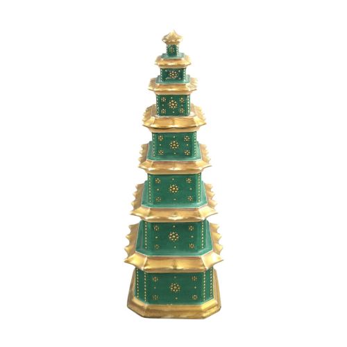 JACOB PETIT PARIS PORCELAIN PAGODA PERFUME BOTTLE WITH ORIGINAL STOPPER C18351845 - ADDITIONAL PHOTO 3