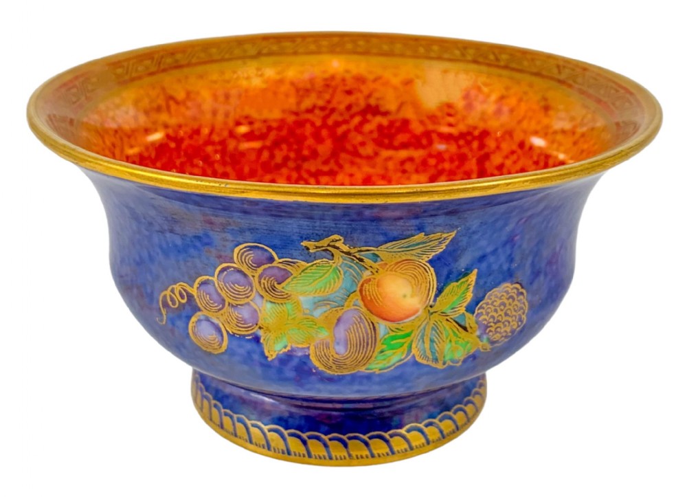 ‘Blue Fruit’ lustre bowl ,Wedgwood ,designed by Daisy Makeig-Jones circa 1929