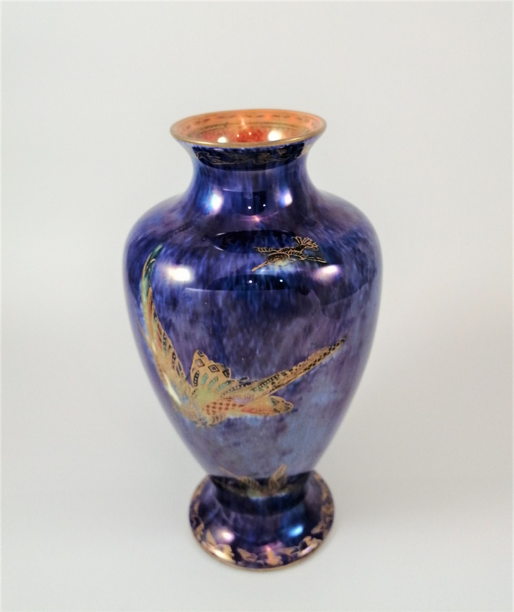 Wedgwood, Fairyland , Hummingbirds in Flight lustre vase,Daisy Makeig-Jones, 1920s.
