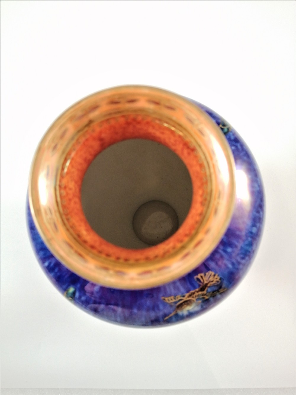 Wedgwood, Fairyland , Hummingbirds in Flight lustre vase,Daisy Makeig-Jones, 1920s. View XIV