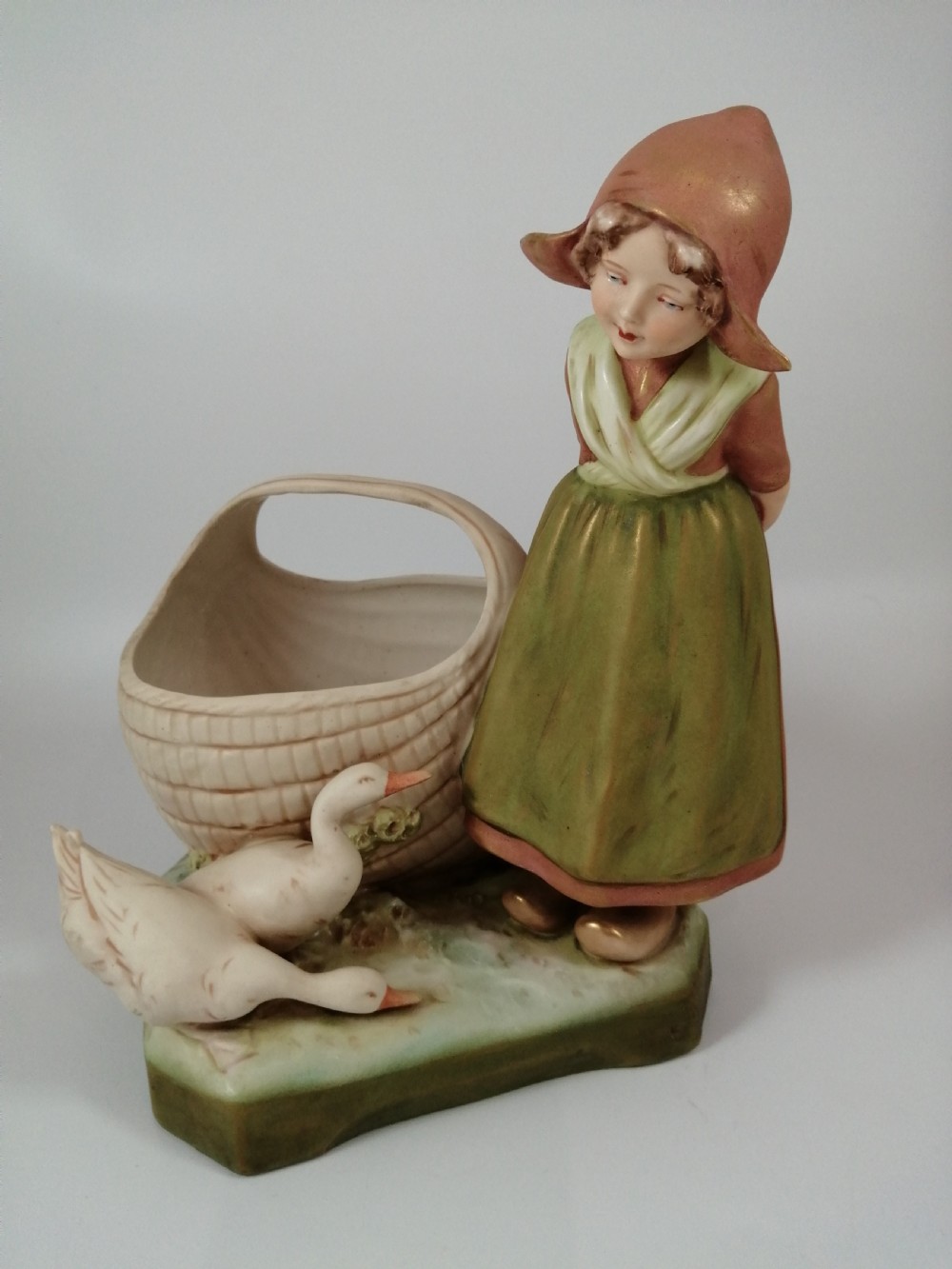 A Royal Dux, Dutch girl figurine,c.1918,very rare View II
