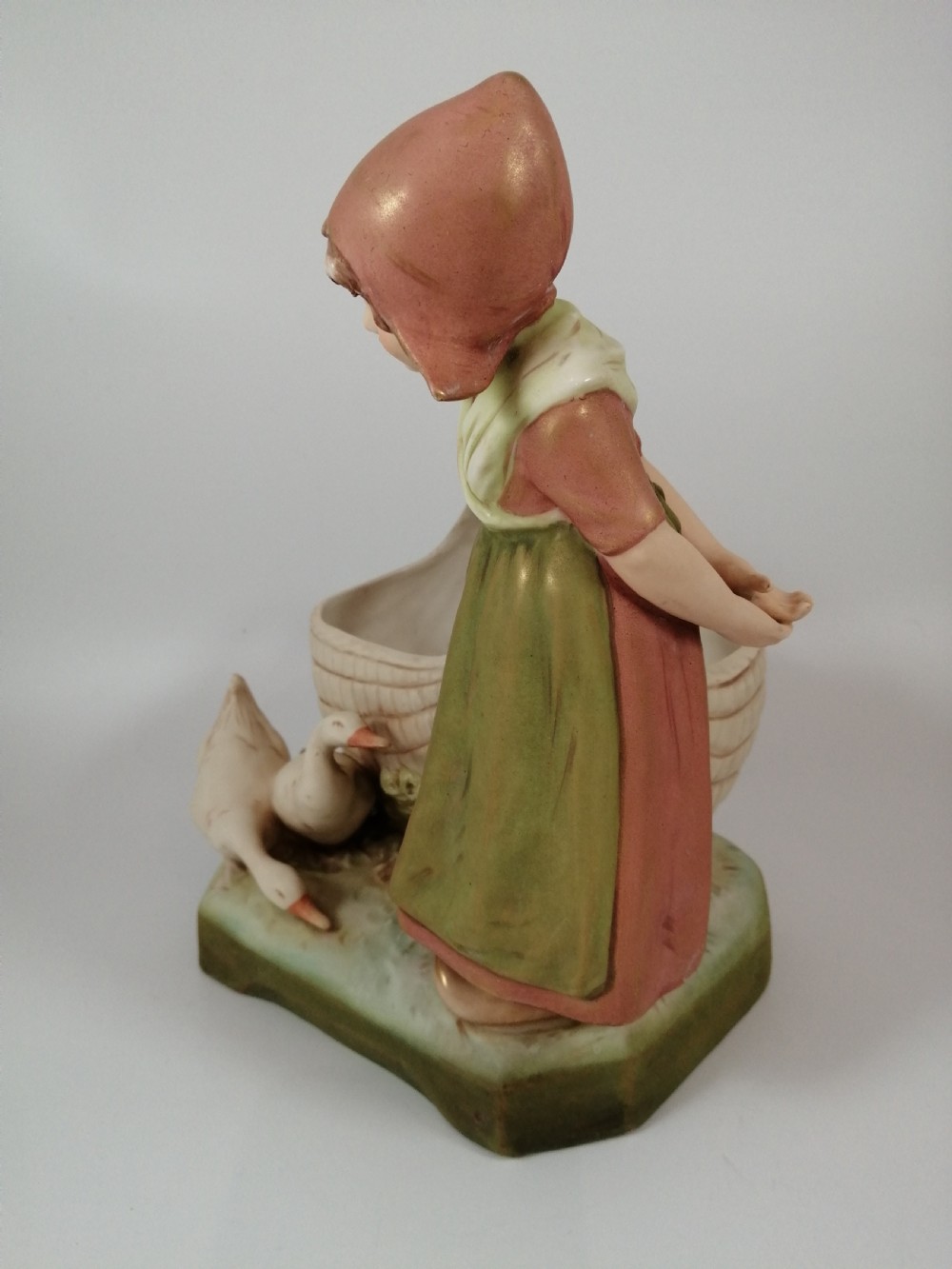 A Royal Dux, Dutch girl figurine,c.1918,very rare View III