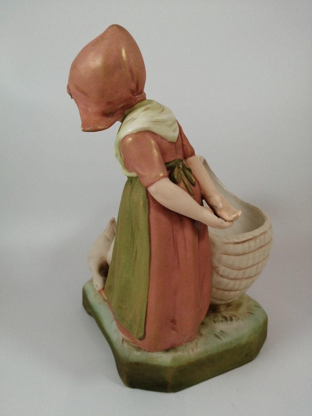 A Royal Dux, Dutch girl figurine,c.1918,very rare View IV