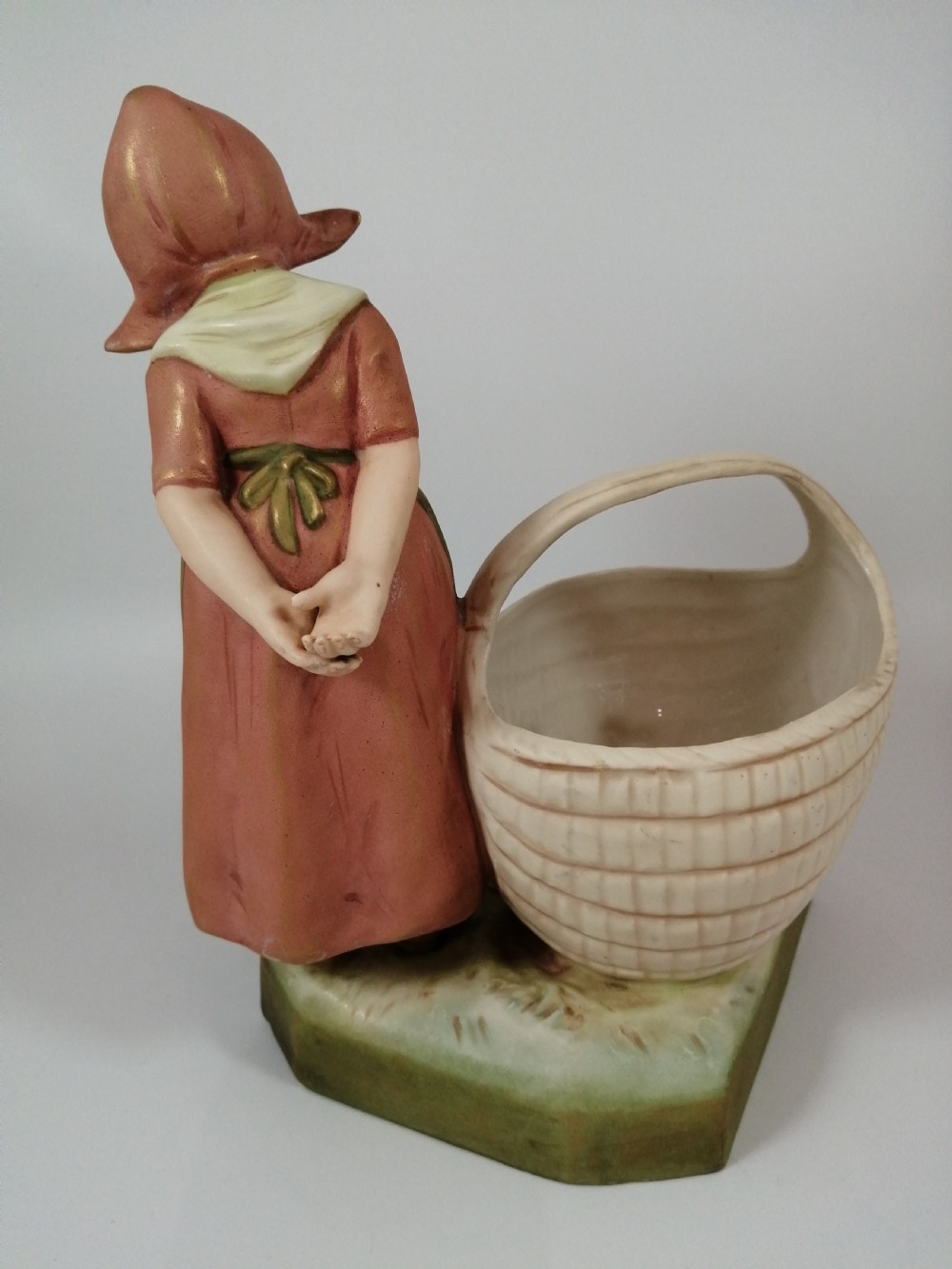 A Royal Dux, Dutch girl figurine,c.1918,very rare View IX