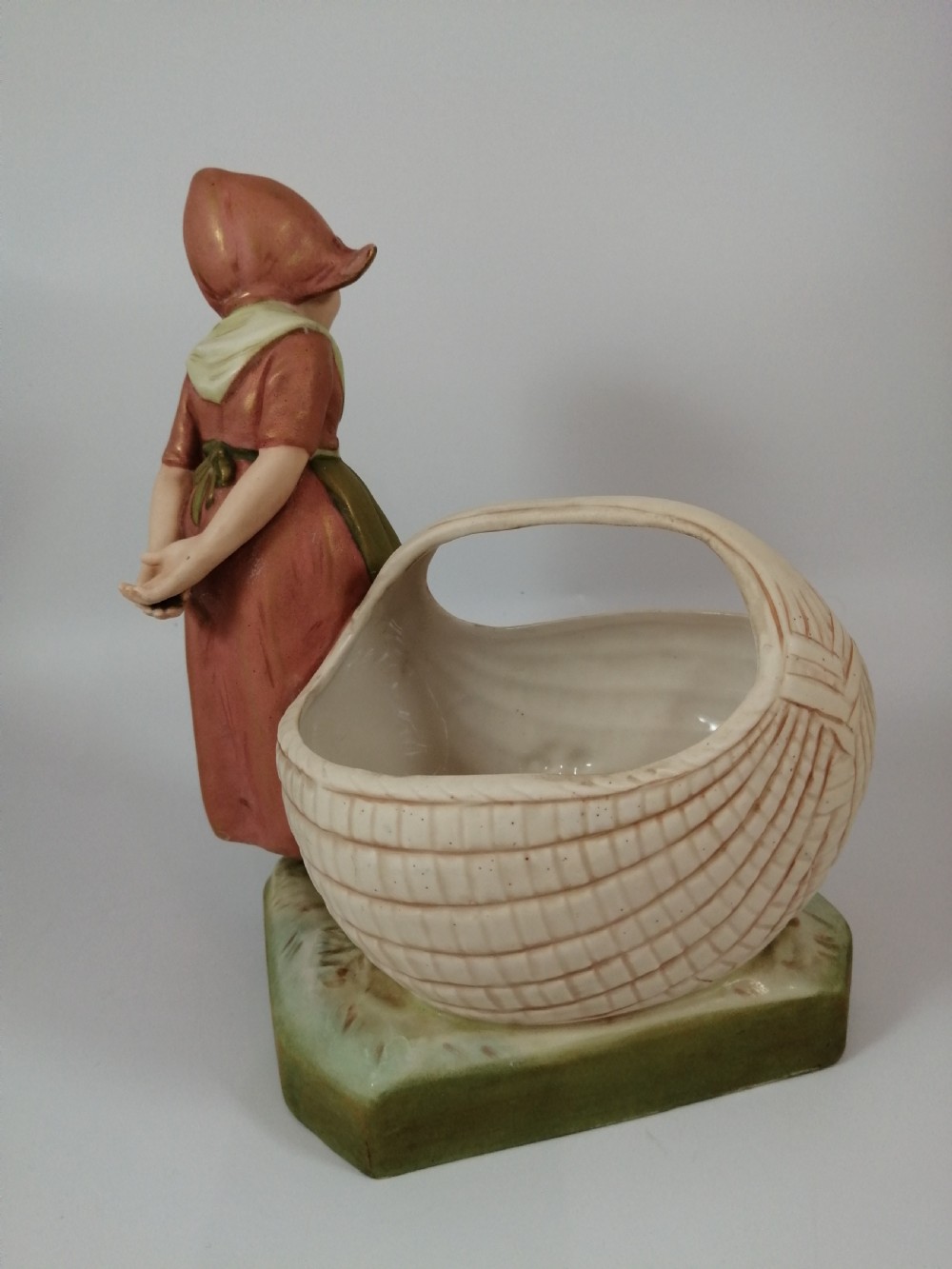 A Royal Dux, Dutch girl figurine,c.1918,very rare View X