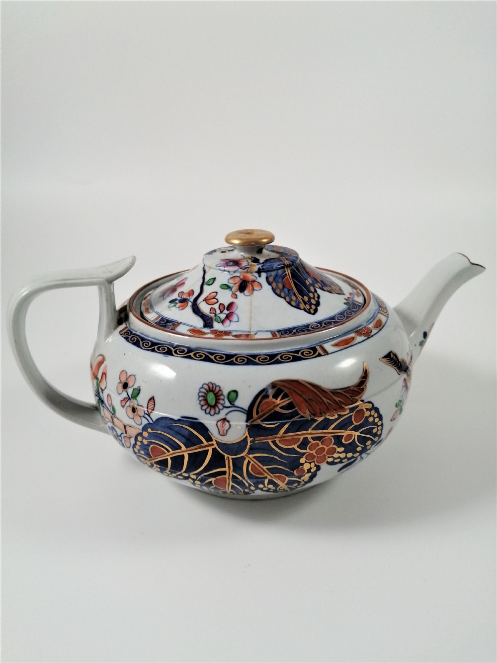 Antique Spode Tobacco Leaf pattern (