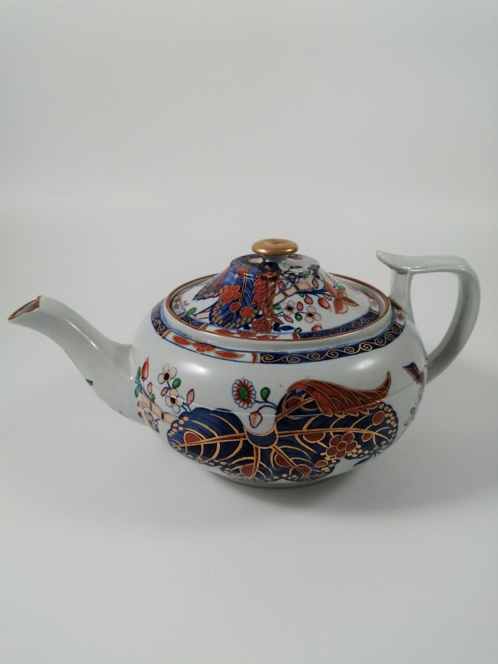 Antique Spode Tobacco Leaf pattern (