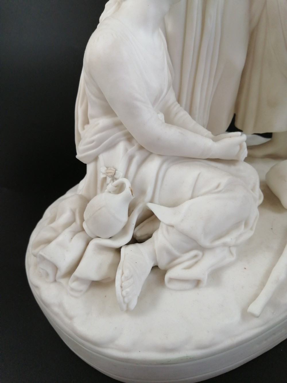 Minton Parian Group Depicting Naomi and Her Daughters-in-Law ,c.1865 View VIII