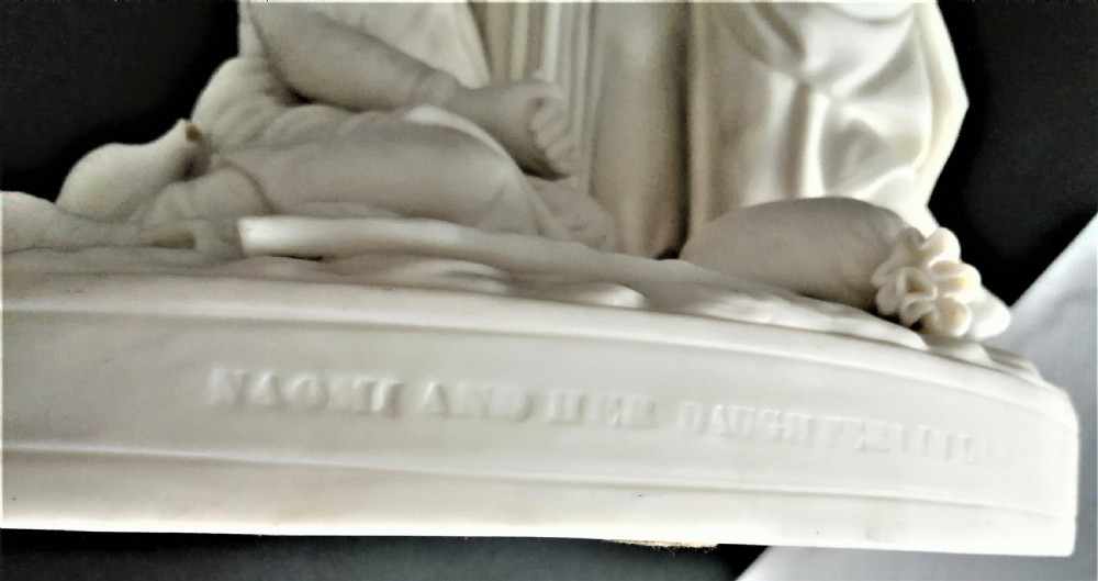 Minton Parian Group Depicting Naomi and Her Daughters-in-Law ,c.1865 View XII