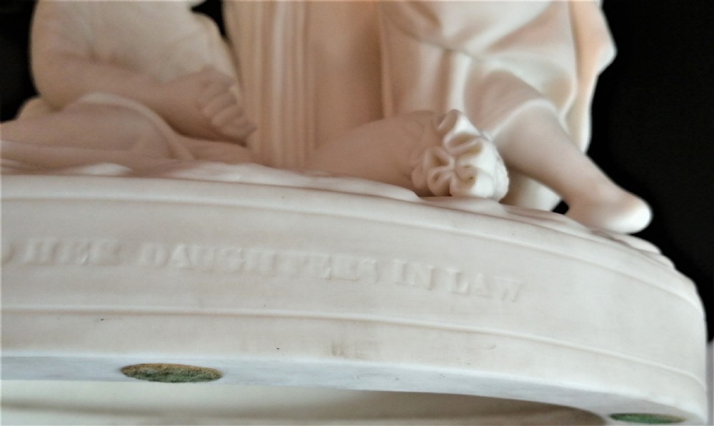 Minton Parian Group Depicting Naomi and Her Daughters-in-Law ,c.1865 View XIV
