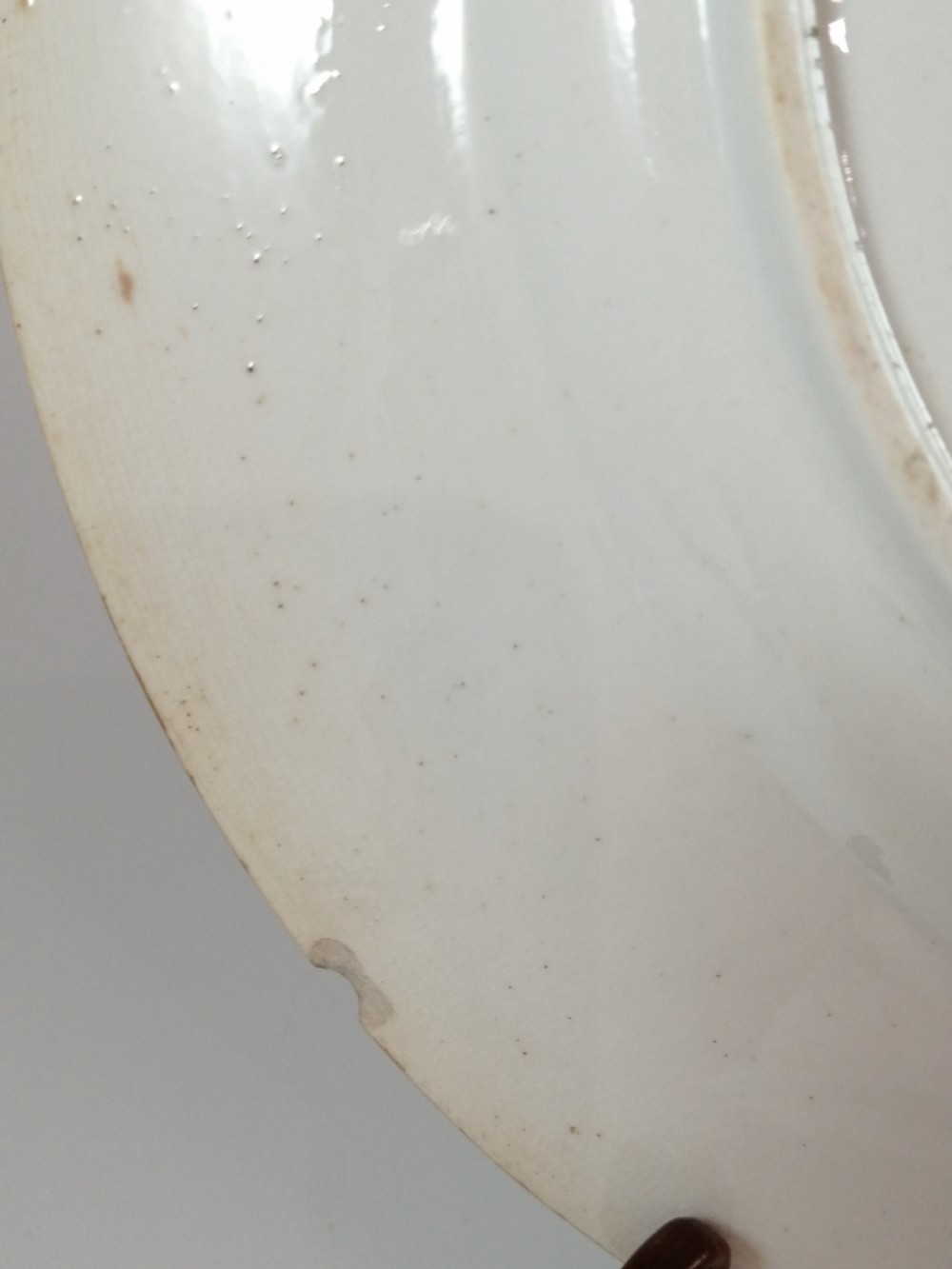 Derby Kakeimon flying fox pattern plate,c.1810 . Extremely rare View X