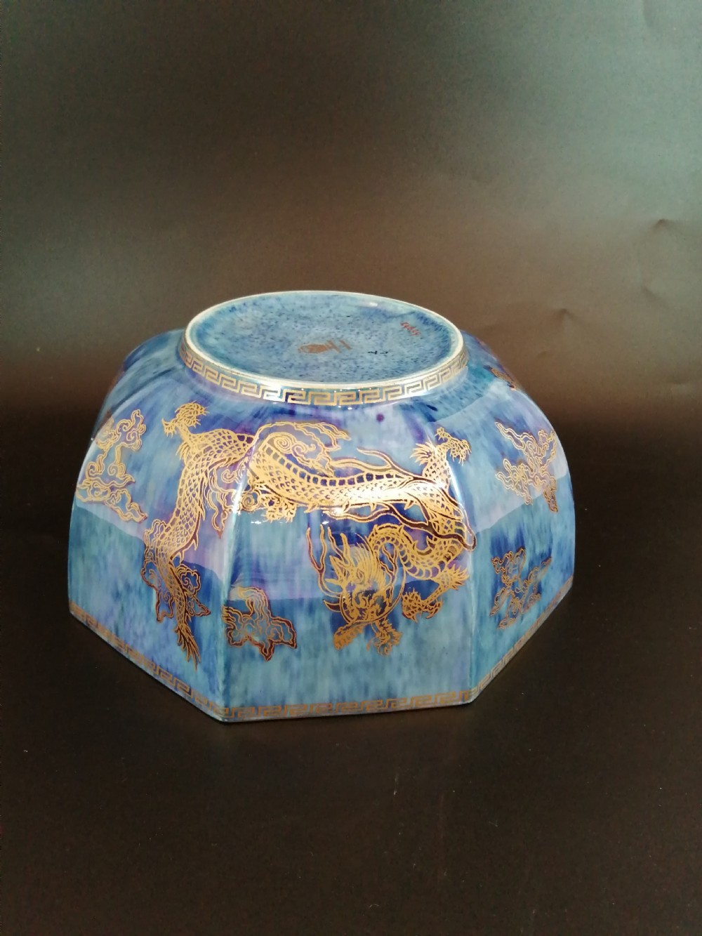 A Wedgwood dragon big Lustre bowl, designed by Daisy Makeig Jones. View VIII