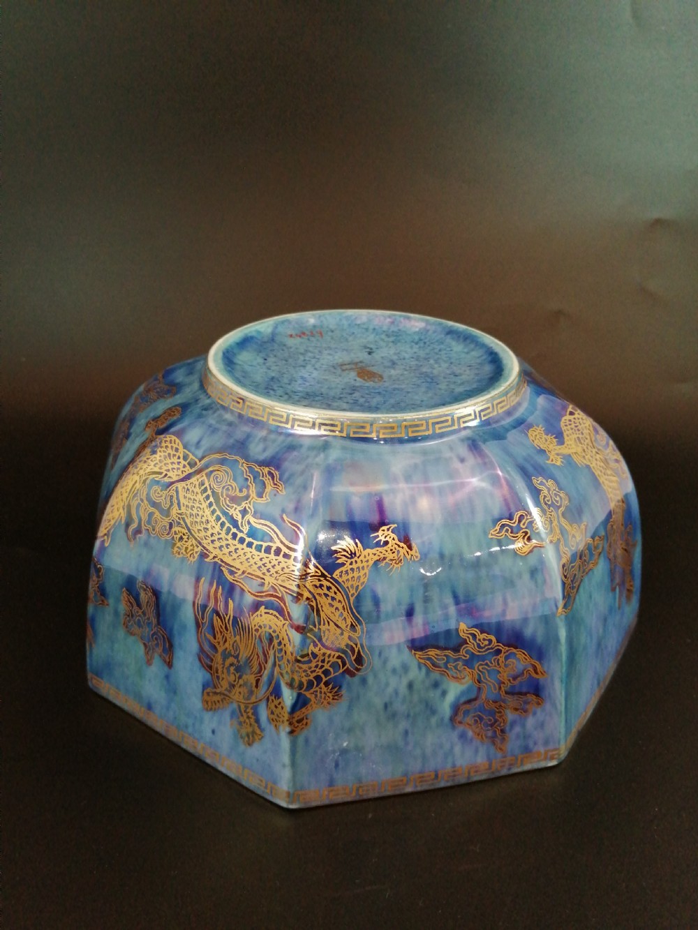 A Wedgwood dragon big Lustre bowl, designed by Daisy Makeig Jones. View XIII