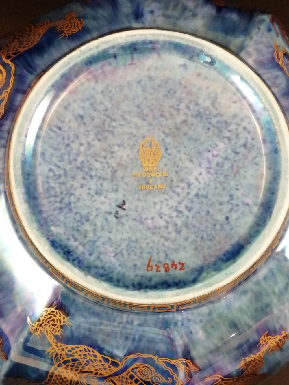 A Wedgwood dragon big Lustre bowl, designed by Daisy Makeig Jones. View XIV